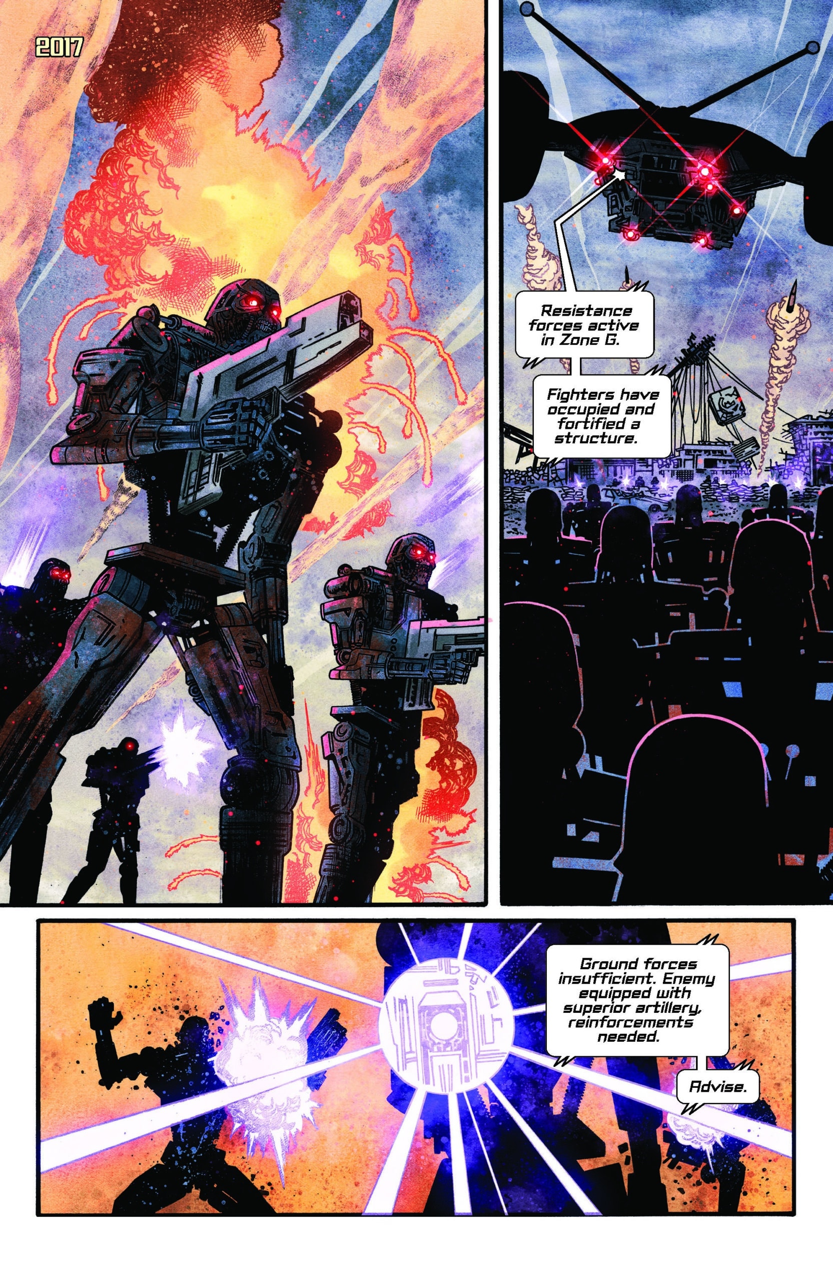 Terminator Comic Scene The Terminator #6: Unveiling the T-600's Role • Comic Book Addicts