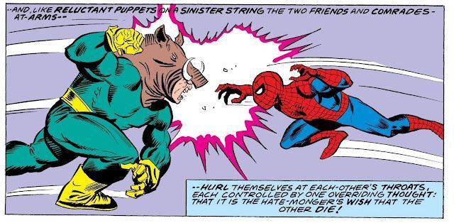 Peter Parker, The Spectacular Spider-Man #12, featuring the first appearance of Razorback.