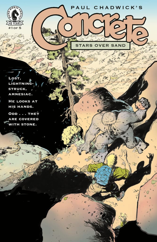 Concrete: Stars Over Sand #1 Cover by Paul Chadwick