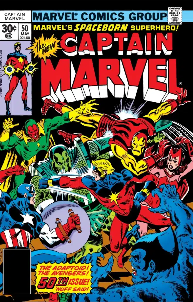 Doctor Minerva Captain Marvel 50 Debut Cover Al Milgrom