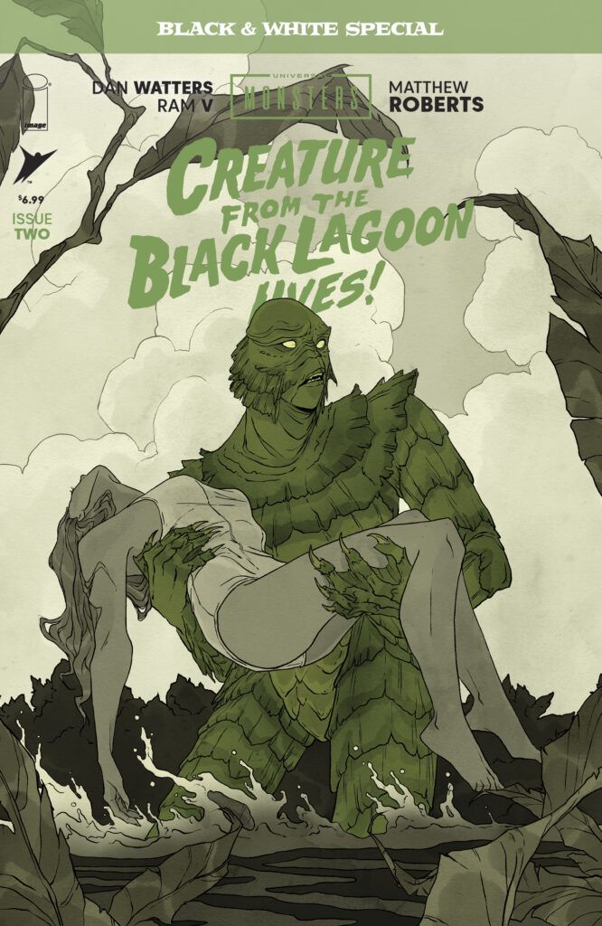 Creature From the Black Lagoon Lives Black and White Special #1 Cover