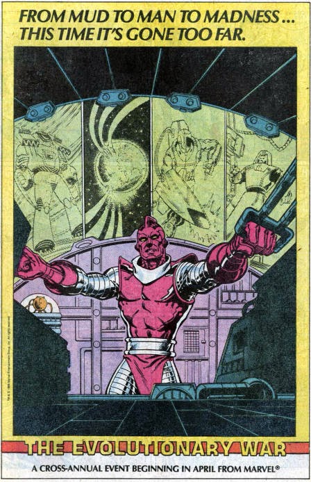 The Evolutionary War Marvel Comics 1988 High Evolutionary Cover