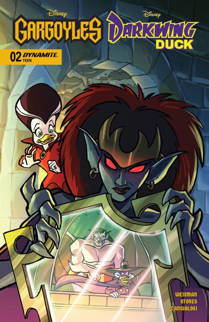 Gargoyles-Darkwing Duck #2 Crossover Cover by Tad Stones