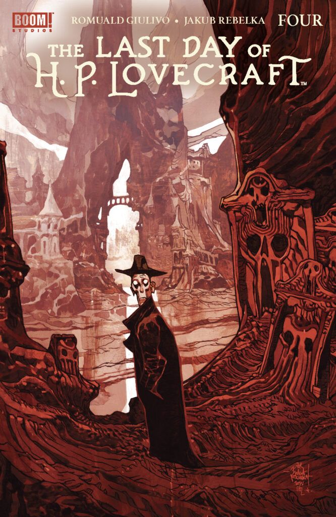 The Last Day of H.P. Lovecraft #4 Jakub Rebelka Variant Cover
