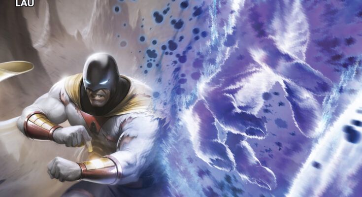 Space Ghost #8 comic cover by Francesco Mattina