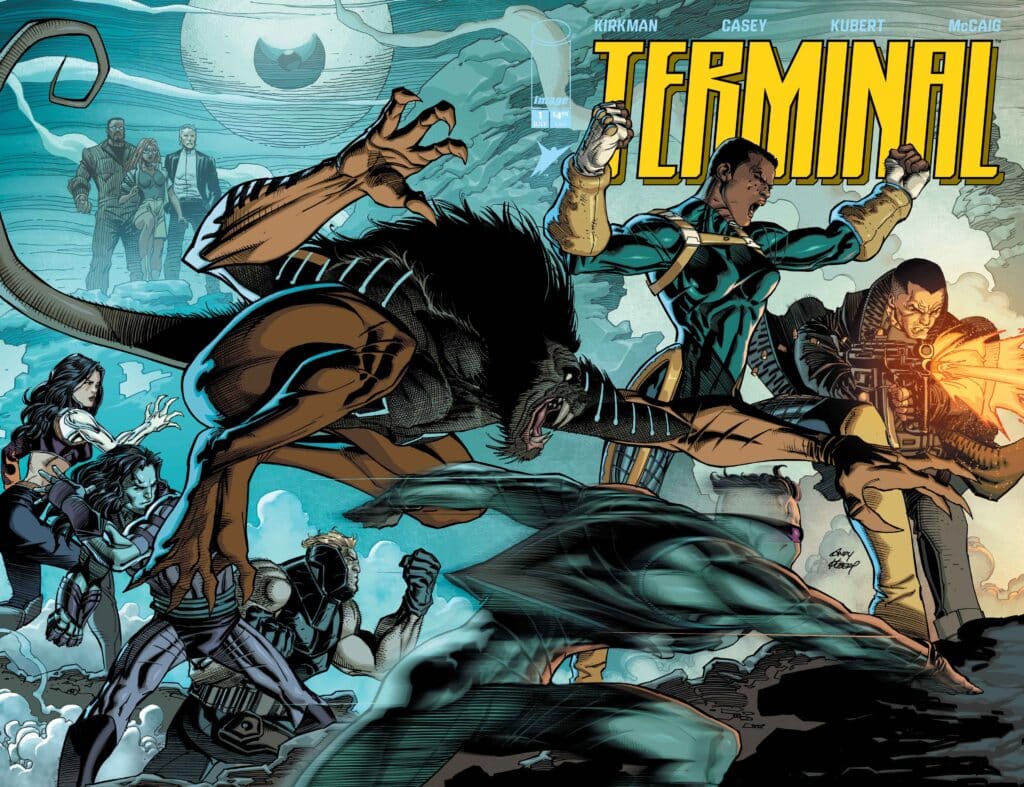 Terminal #1 Comic Cover by Andy Kubert and David Finch