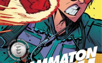 GRAMMATON PUNCH Comic Cover Van Nguyen punching ghosts