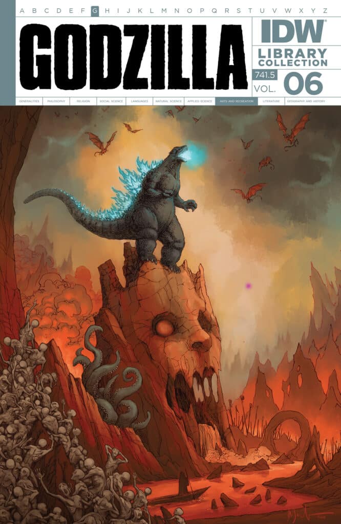 Godzilla Library Collection Vol 6 Comic Anthology Cover IDW