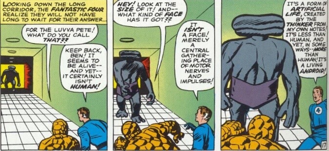 Awesome Android First Appearance Fantastic Four 15 Cover Art