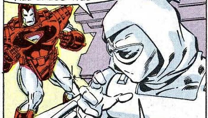 Iron Man #219 Comic Cover the Ghost First Appearance