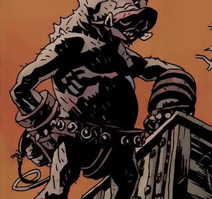 Gruagach Hellboy The Corpse First Appearance Art