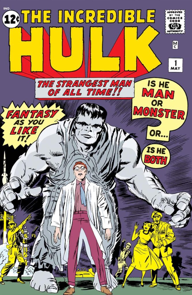 Rick Jones and Bruce Banner Incredible Hulk 1 First Appearance