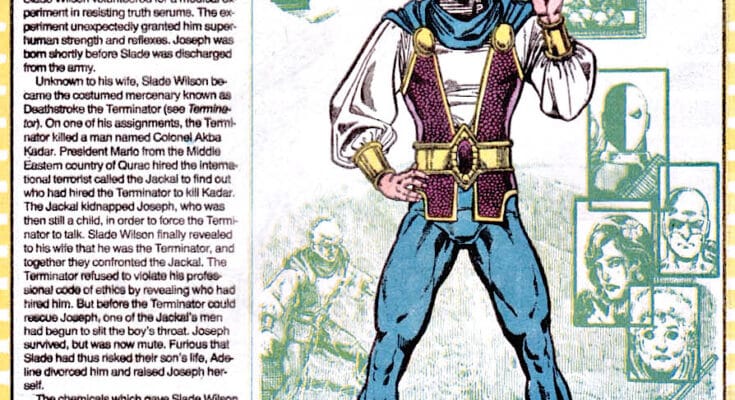 Jericho Joseph Wilson First Appearance Tales of the Teen Titans 43 Cover Art