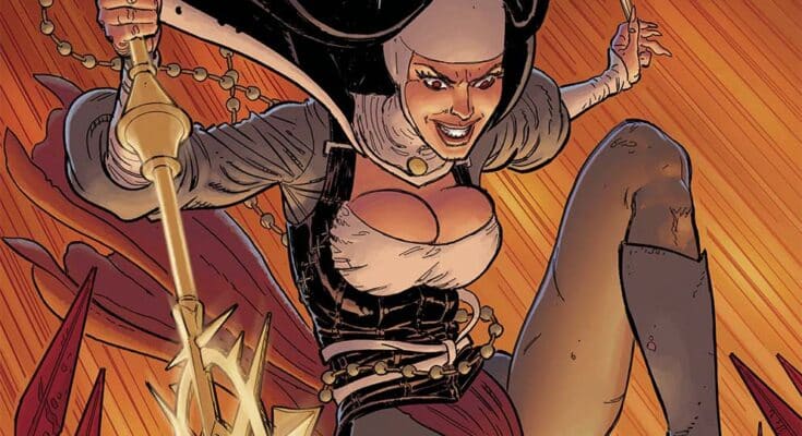 Marian Heretic #5 Comic Cover by Joe Jaro