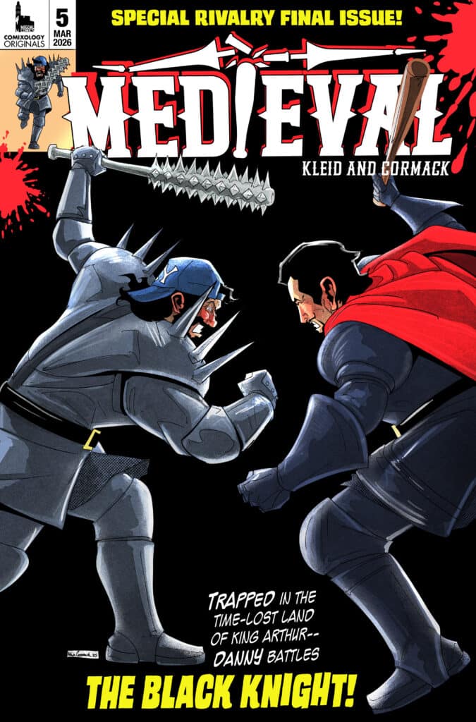 Medieval #5 Comic Cover Danny Battles the Black Knight"