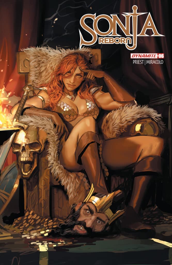 Red Sonja Reborn #6 Comic Cover by Alessandro Miracolo