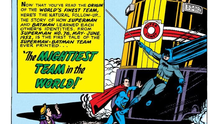 Superman #76 First Batman Team Up Cover Art