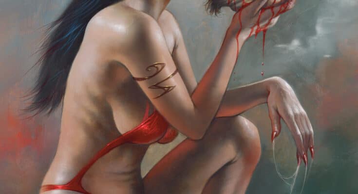 Vampirella #12 Comic Cover by Ergün Gündüz