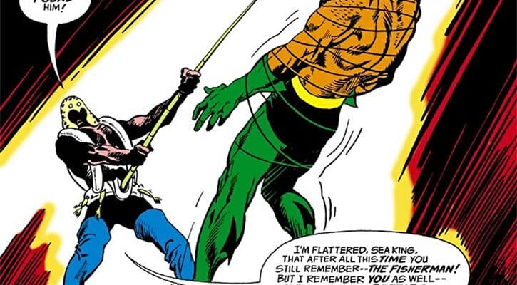 The Fisherman Aquaman 21 First Appearance Cover Art