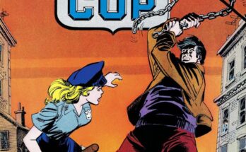 Lady Cop First Appearance 1st Issue Special 4 Cover Art