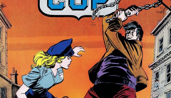 Lady Cop First Appearance 1st Issue Special 4 Cover Art