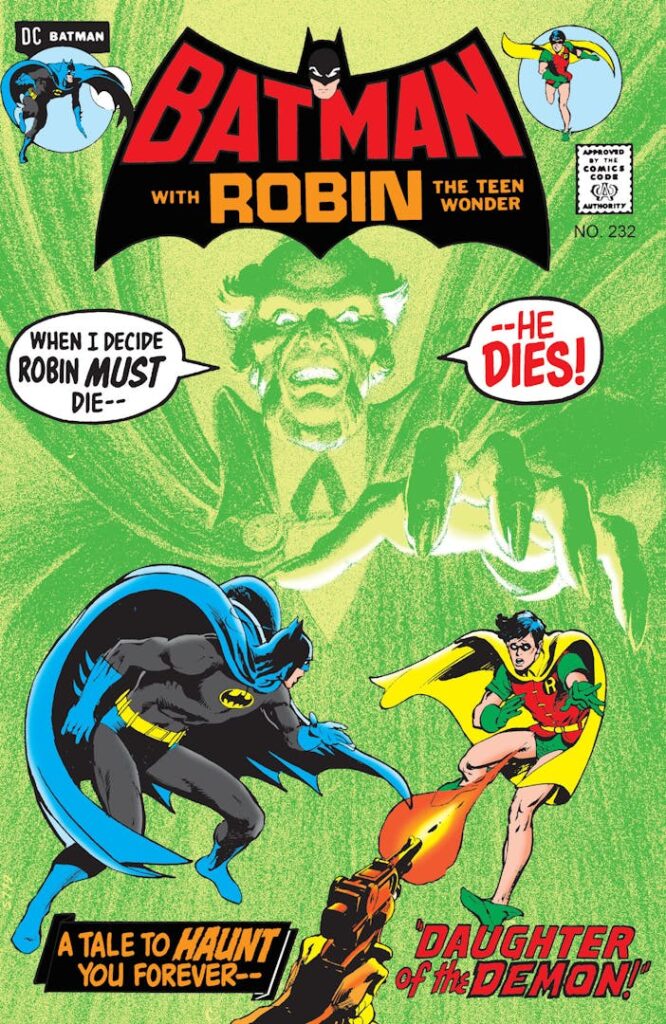 Ra's al Ghul First Appearance Batman 232 Cover Art