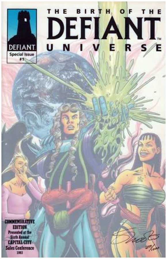 The Birth of a Universe in Defiant Comics