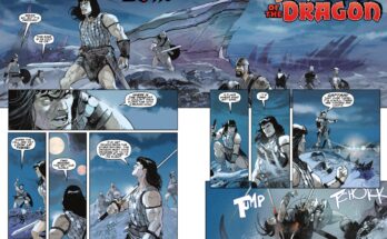 Conan & Dragonero #1 Comic Cover Roberto De La Torre Ar