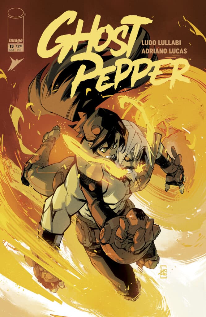 Ghost Pepper #13: Ax Debuts in Ludo Lullabi’s Cyber-Fantasy Epic