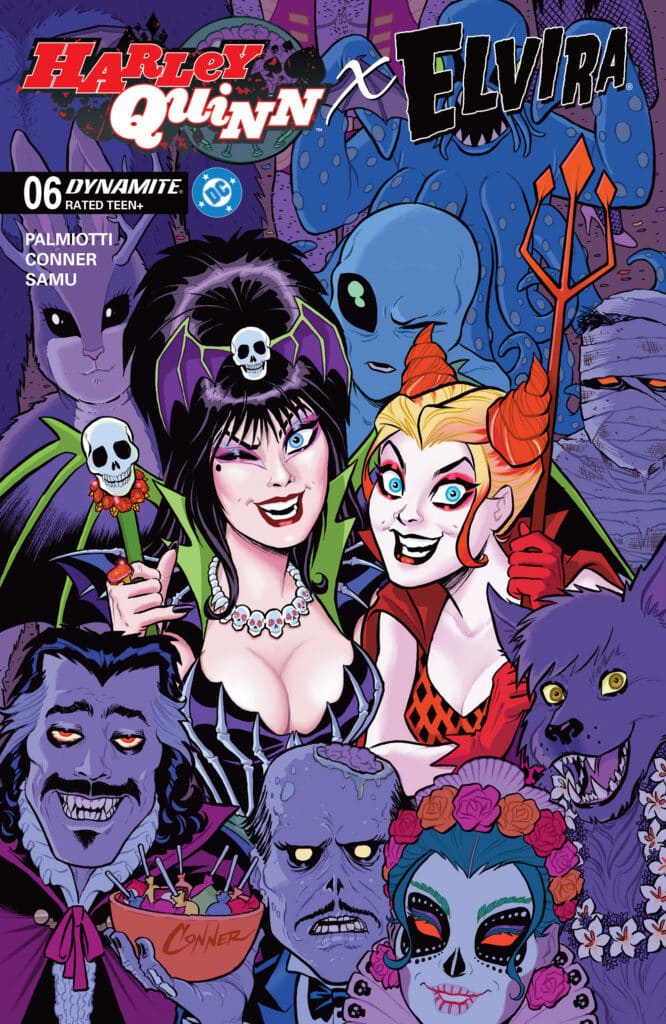 New This Week: Harley Quinn X Elvira #6 Finale Preview