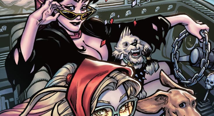 Harley Quinn X Elvira #6 Comic Cover Finale