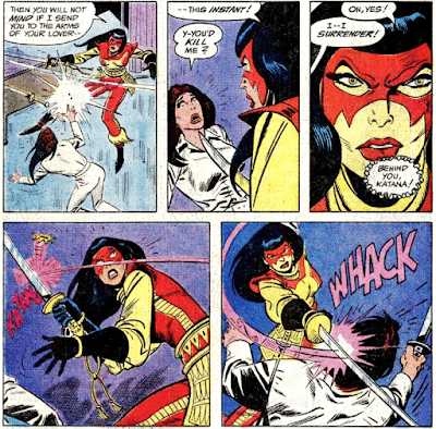 Katana debut Batman Outsiders First Appearance Cover