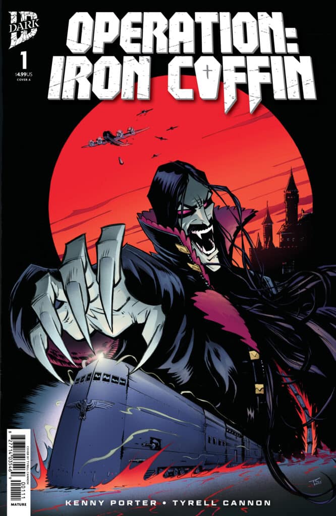 OPERATION: IRON COFFIN #1 Comic Cover Dracula WWII Horro