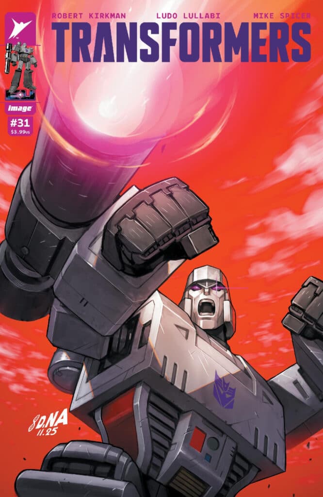 TRANSFORMERS #31 Comic Cover Megatron Vision