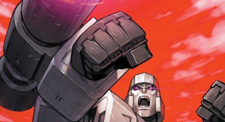 TRANSFORMERS #31 Comic Cover Megatron Vision