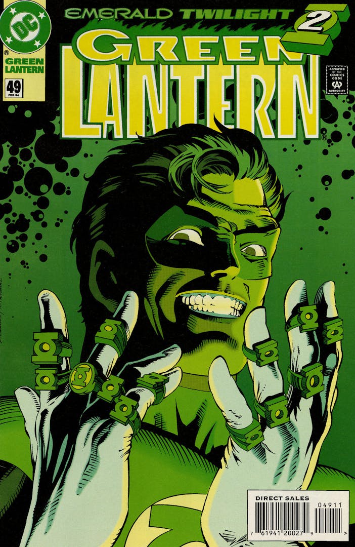 Green Lantern #49: Comic Book Cover of the Day – Emerald Twilight