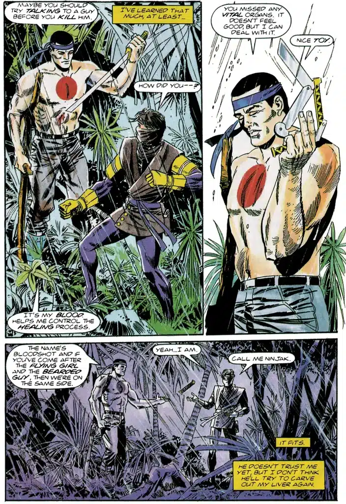 Ninjak: This Day In Comics - The 1993 Bloodshot #6 Debut