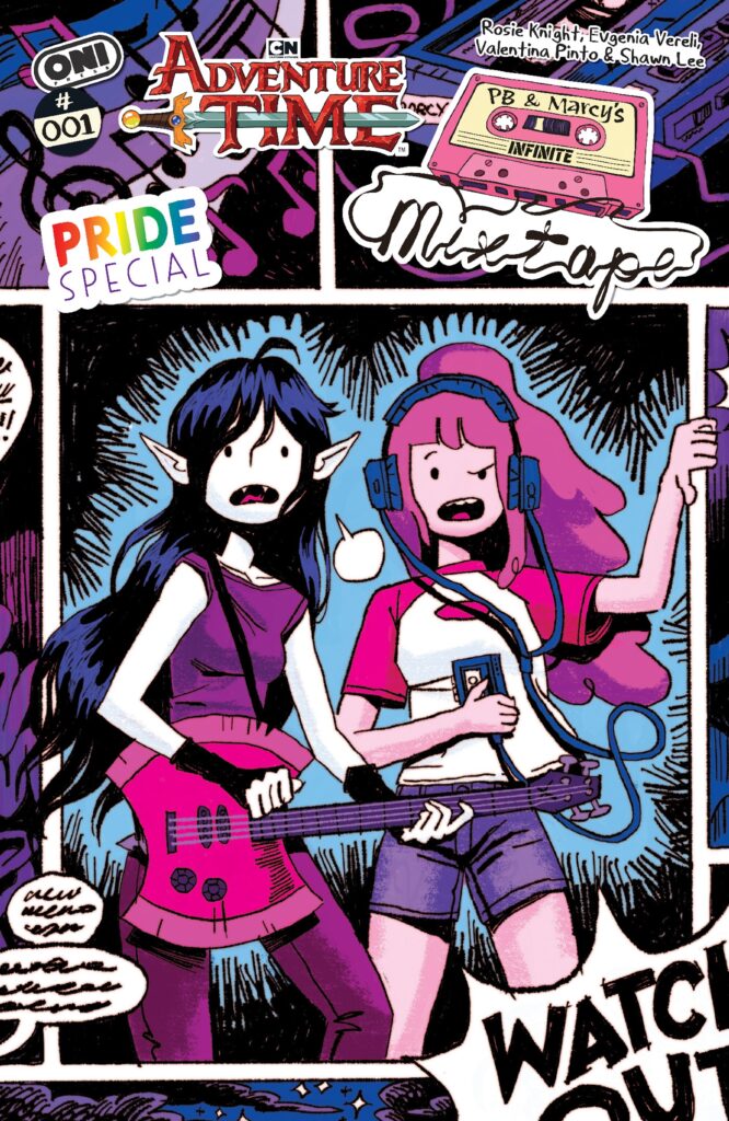 Cover art for Adventure Time Pride Special: PB & Marcy's Infinite Mixtape #1