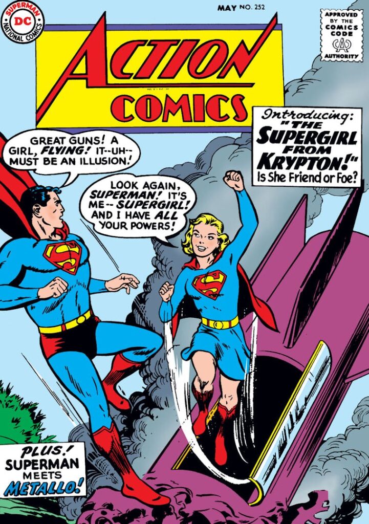 Kara Zor-El's debut in Action Comics #252