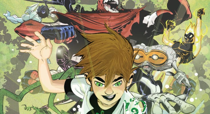 Ben 10 #1 Comic Cover Ben Tennyson and Omnitrix