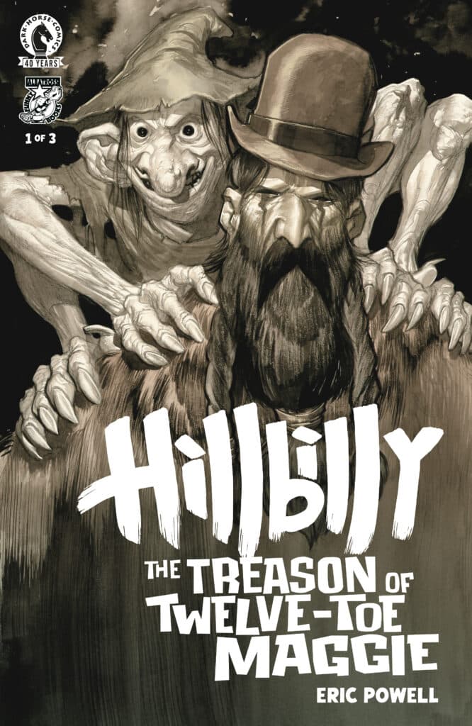 Cover art for Hillbilly: The Treason of Twelve-Toe Maggie #1 by Eric Powell