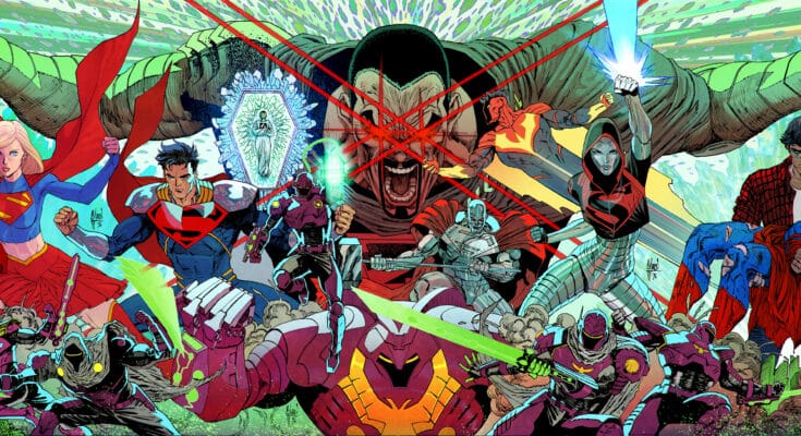 Kingdom of Zod DC Comics Event Connecting Covers August 2026.
