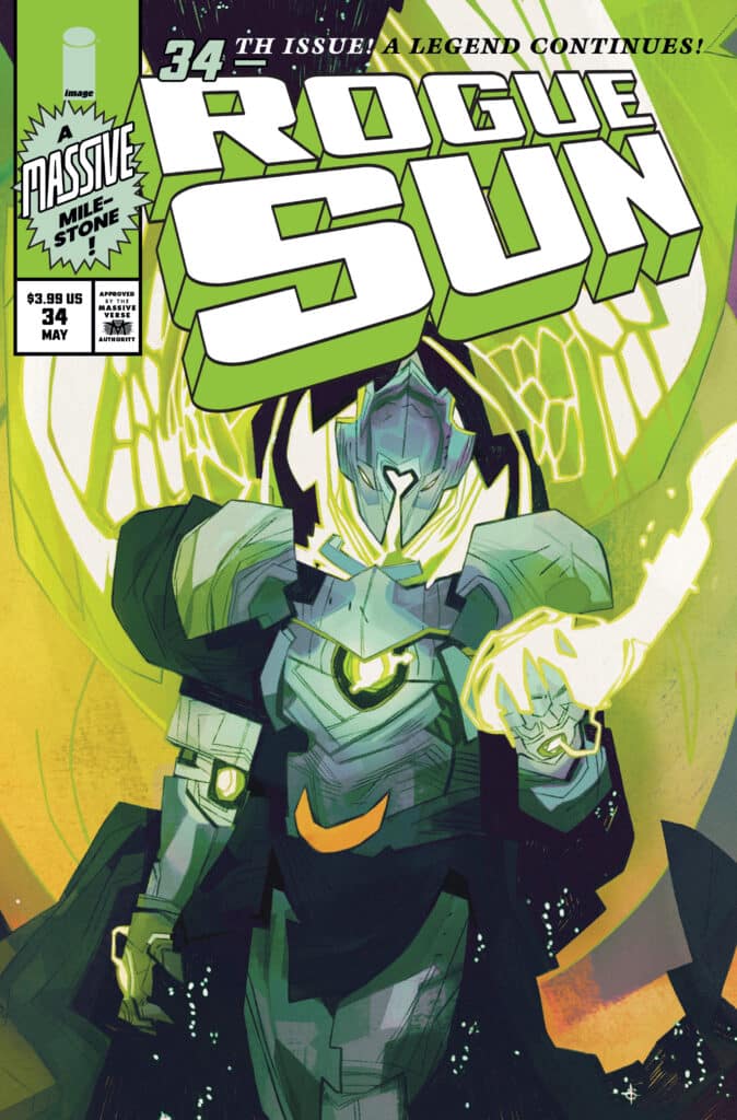 Rogue Sun #34 Comic Cover by Abel.