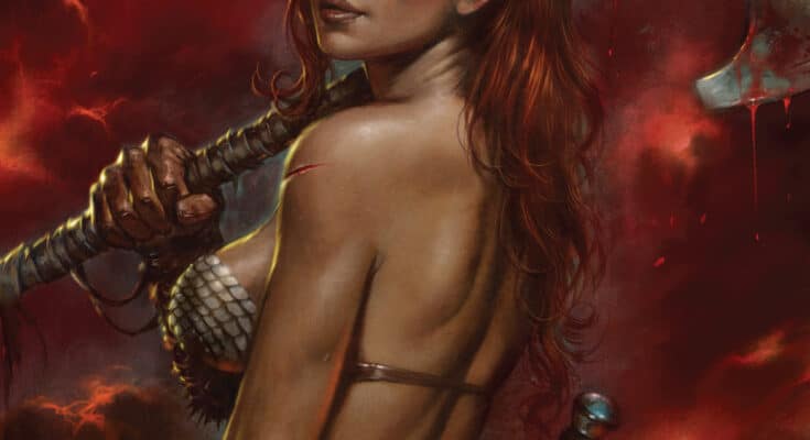 Red Sonja: She-Devil With A Sword #1 Comic Cover Red Sonja in Hyboria