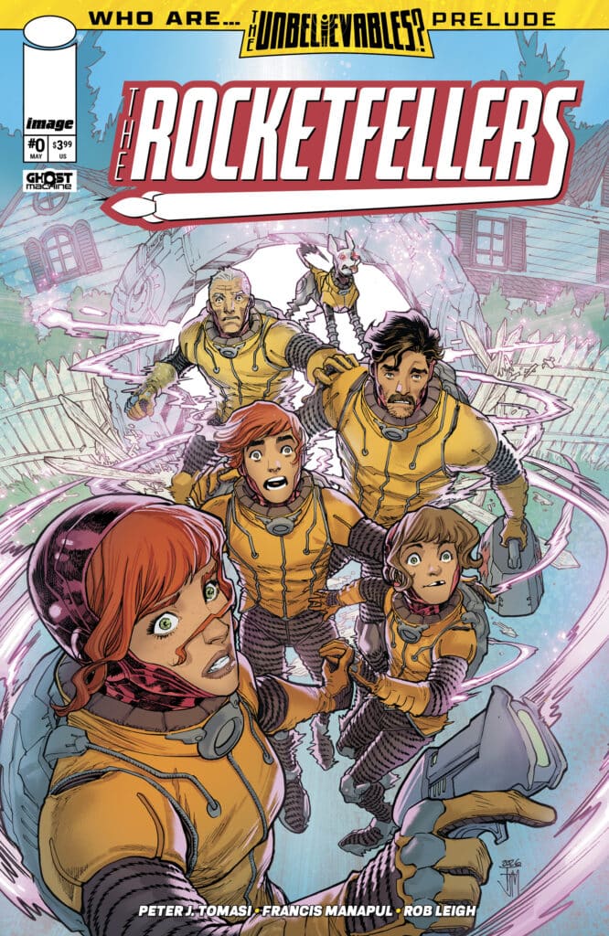 Rocketfellers #0 Review: Ghost Machine’s Time-Lost Family Adventure