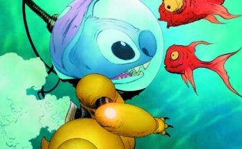 Stitch #7 Comic Cover Edwin Galmon Art.