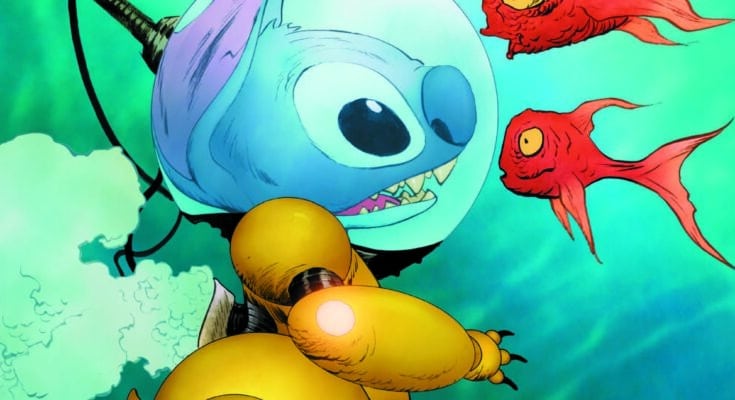 Stitch #7 Comic Cover Edwin Galmon Art.