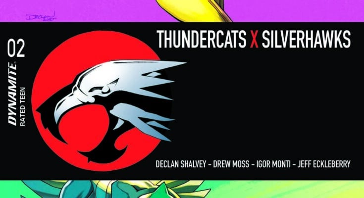ThunderCats X SilverHawks #2 Comic Cover Lion-O and SilverHawks