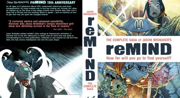 reMIND: The Complete Saga cover art by Jason Brubaker