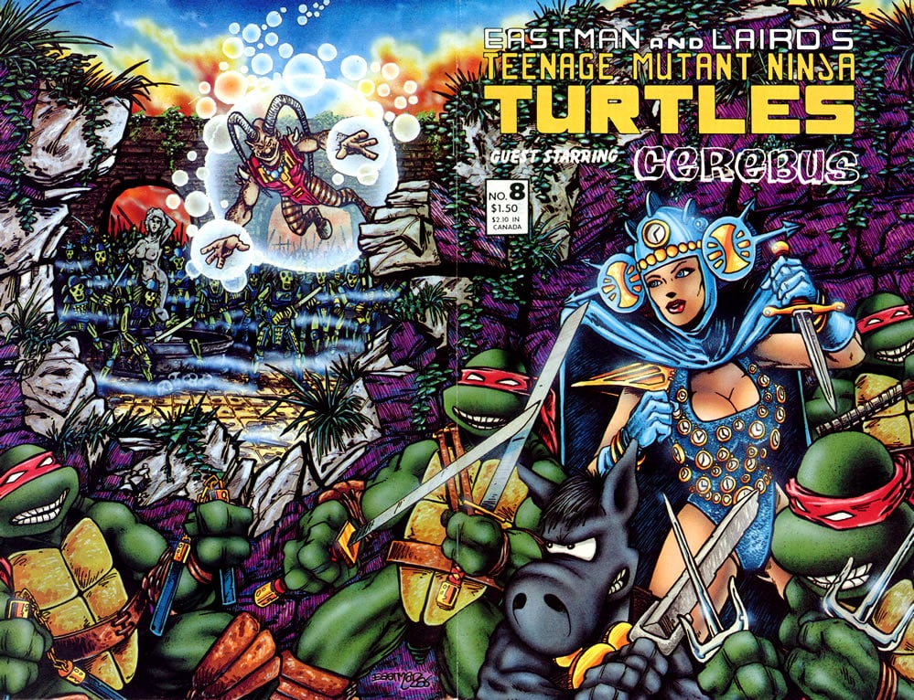 Teenage Mutant Ninja Turtles #8: The Historic Cerebus Crossover